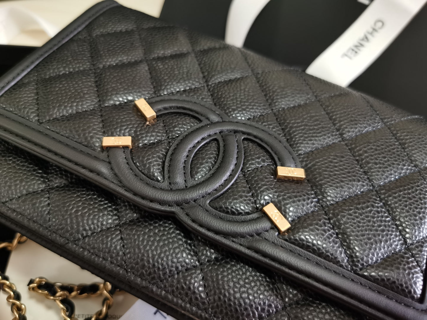 Chanel CO-CO Woc Crossbody Bag 20cm Black