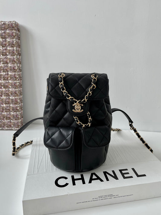 ChanelMedium BackPack Bag Black For Women, Women&#8217;s Bags 9.8in/25cm