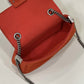 FI Baguette Chain Midi Red FF Fabric Bag For Woman 14.5cm/6in 8BR793AHW5F1F2I