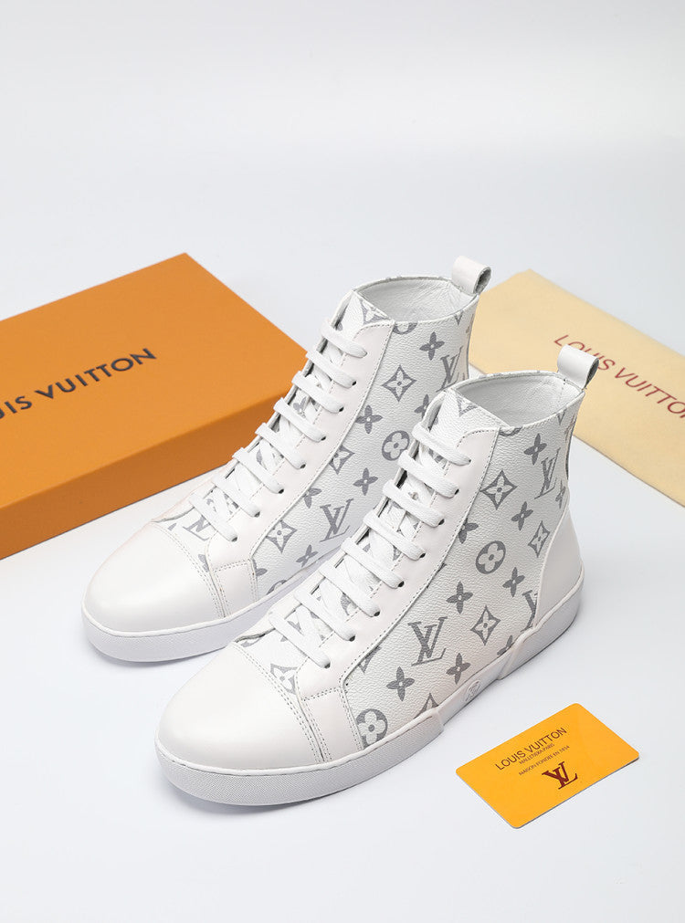 VO - LUV High CEnogram White Boot Sneaker