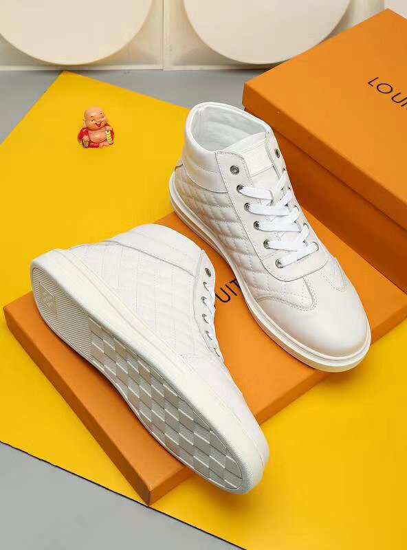 VO - LUV HIgh Top Metal White Sneaker