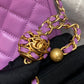 ChanelHobo Handbag Purple Bag For Women 16cm/6in