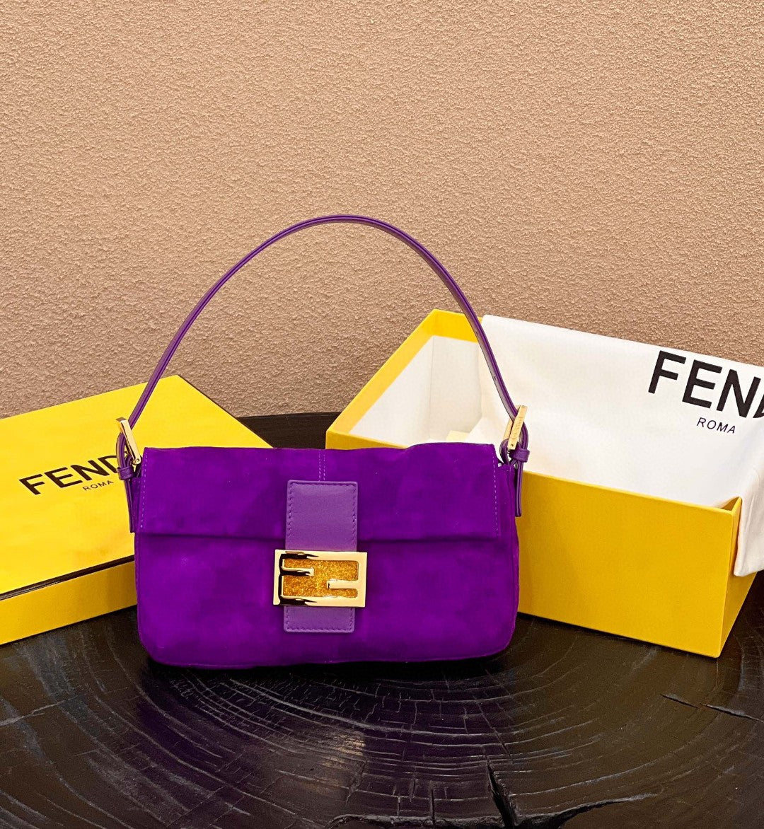 FI Baguette Purple Bag For Woman 25cm/9.5in