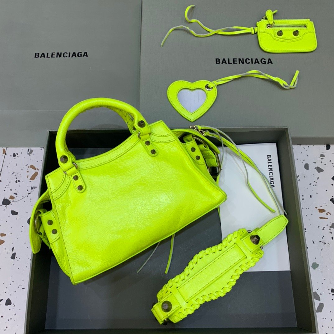 Balen Neo Cagole XS Handbag In Light Green, For Women,  Bags 10.2in/26cm