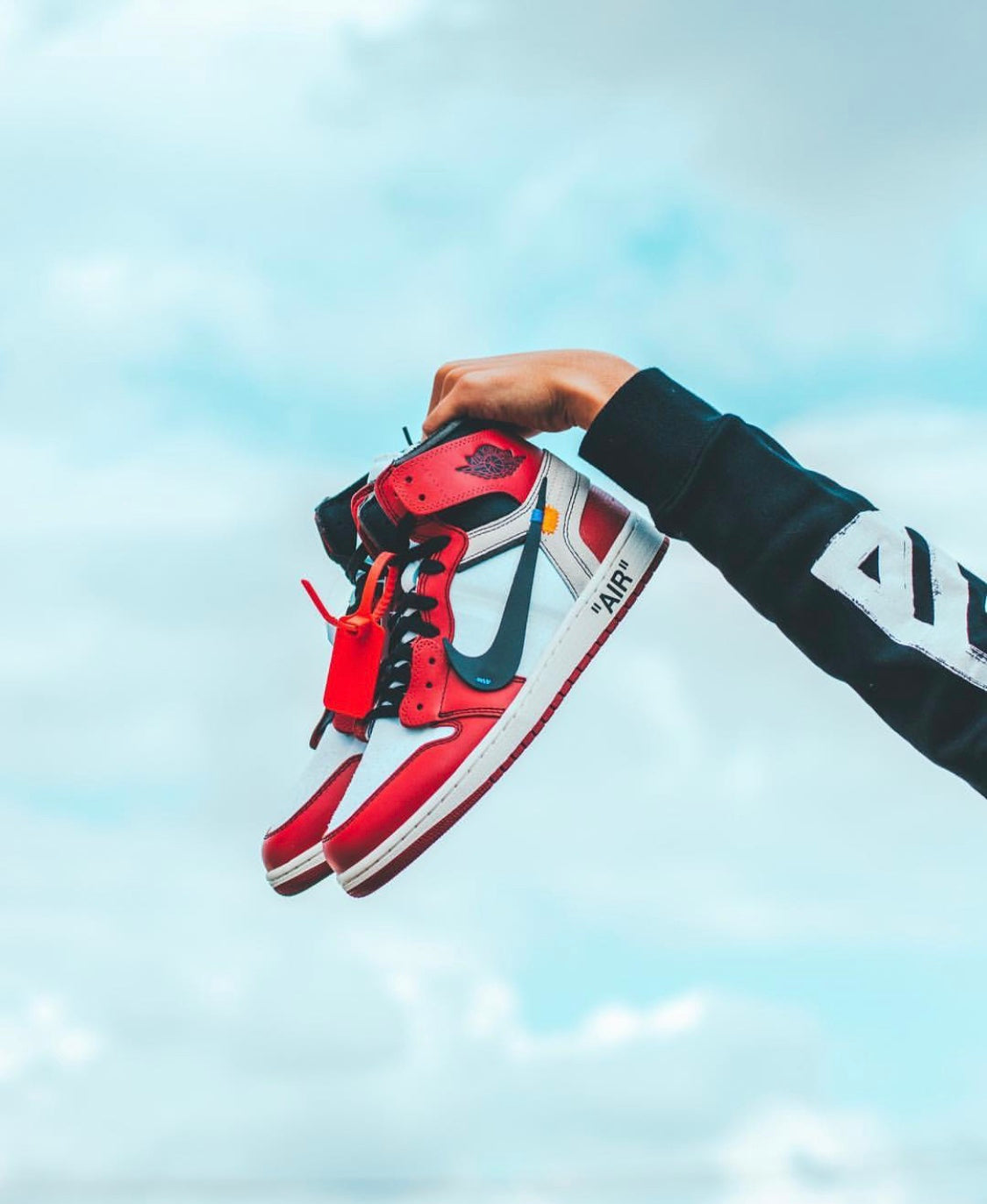 VO -OW x AJ1 White Red