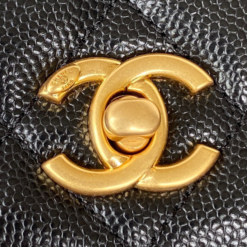 Chanel Clutch With Chain Gold Hardware Black For Women, Women&#8217;s Handbags, Shoulder Bags 7.1in/18cm AP2860