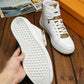 VO - LUV HIgh Top White Brown Sneaker