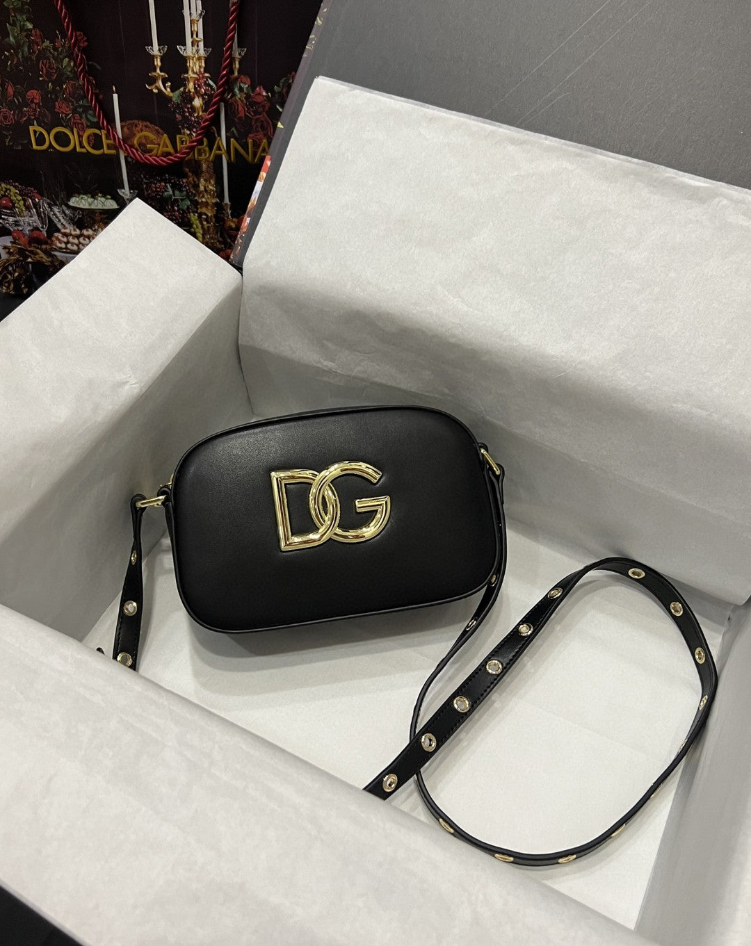 DG Crossbody 3.5 Bag Black For Women 7.5in/19cm DG BB7095AW57680999