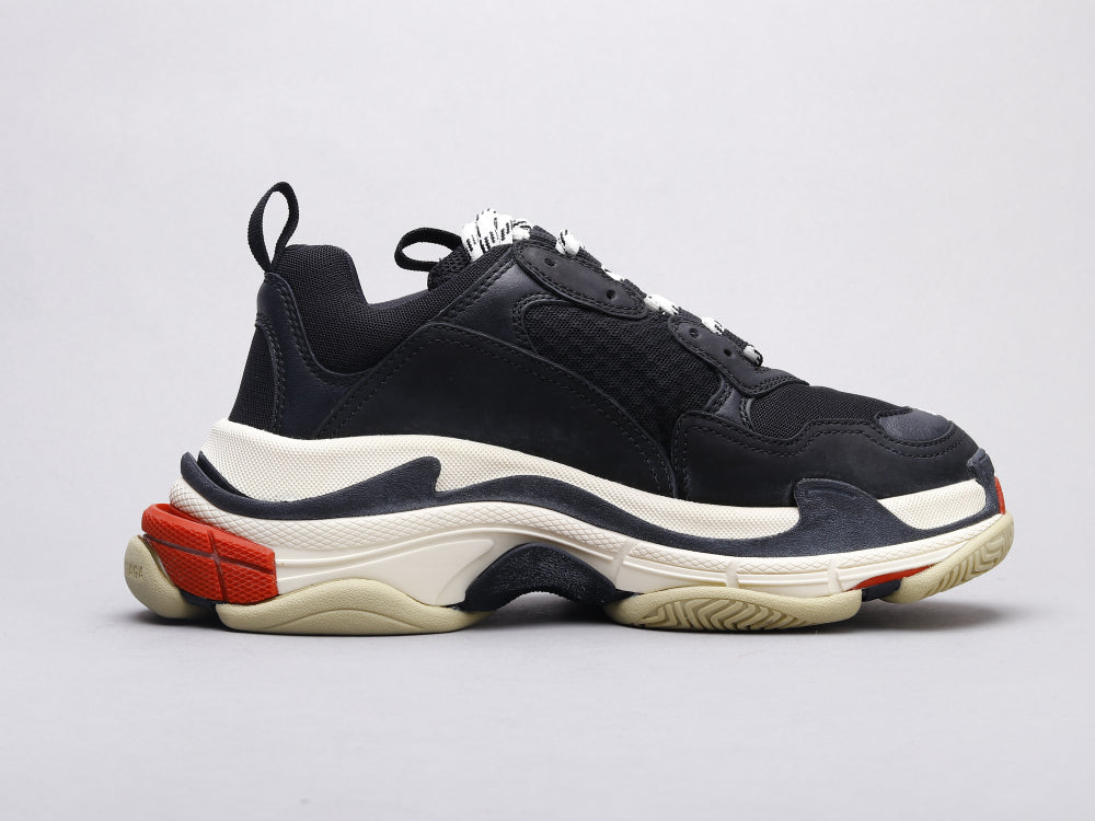 VO - Bla Triple S Black and Red Sneaker