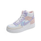 VO -Women High Top White Sneakers