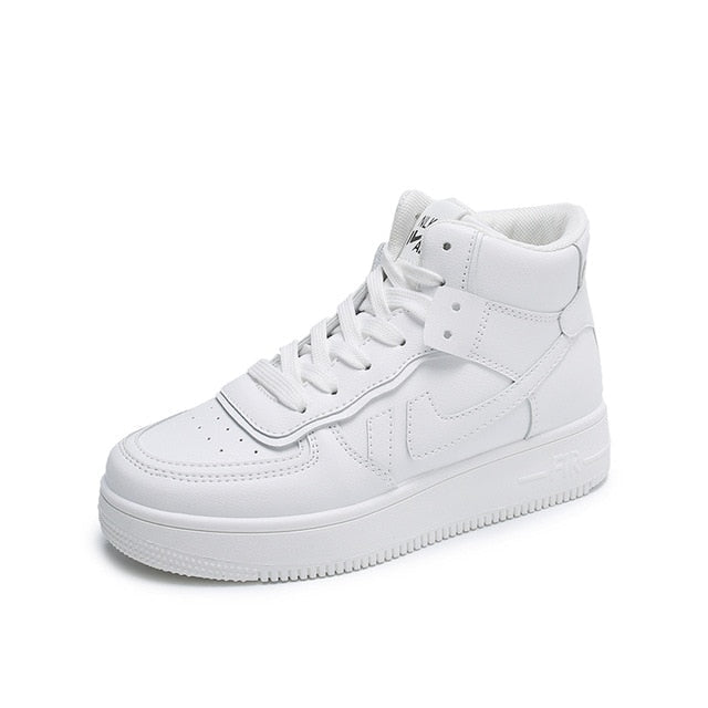 VO -Women High Top White Sneakers