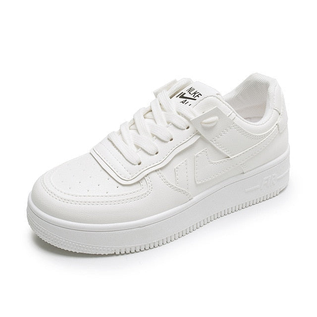 VO -Women High Top White Sneakers