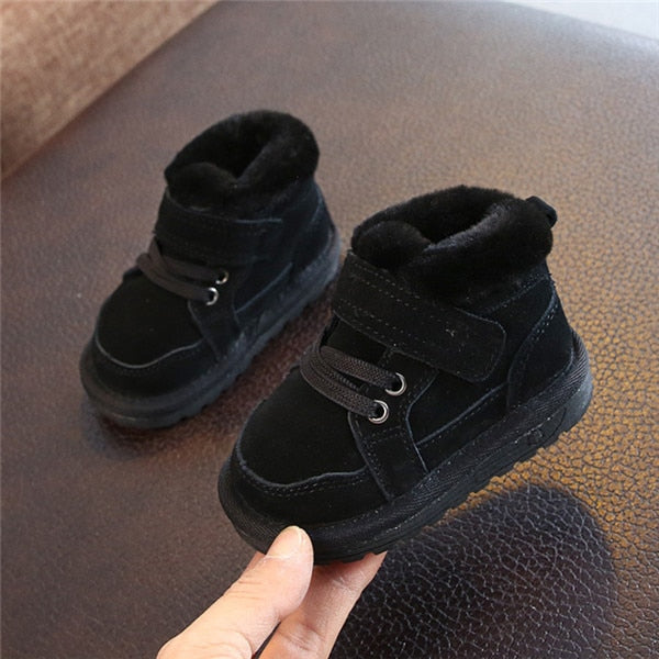 VO -New Winter Baby Snow Boots Unisex Leather