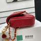 ChanelMini Flap Bag Red For Women, Women&#8217;s Bags 7.5in/19cm