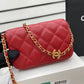 ChanelMini Flap Bag Red For Women, Women&#8217;s Bags 7.5in/19cm