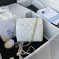 ChanelMini Flap Bag White For Women, Women&#8217;s Bags 6.7in/17cm