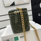 ChanelSmall Vanity Case Emerald Green For Women, Women&#8217;s Bags 5.9in/15cm