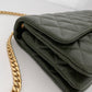 ChanelSmall Flap Bag Green For Women, Women&#8217;s Bags 8.7in/22cm