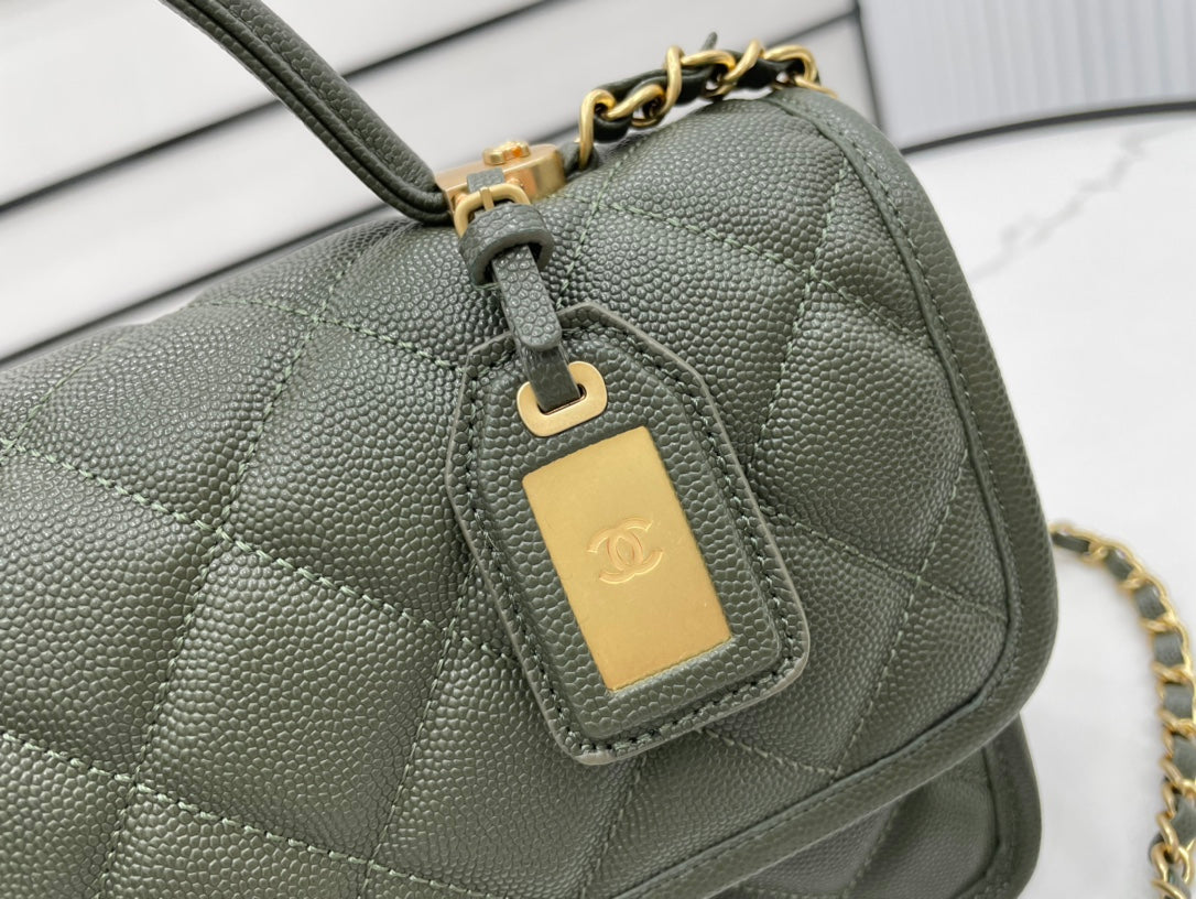 CHL AS3653 22K Bag Dark Green For Women, Women&#8217;s Bags 9.8in/25cm