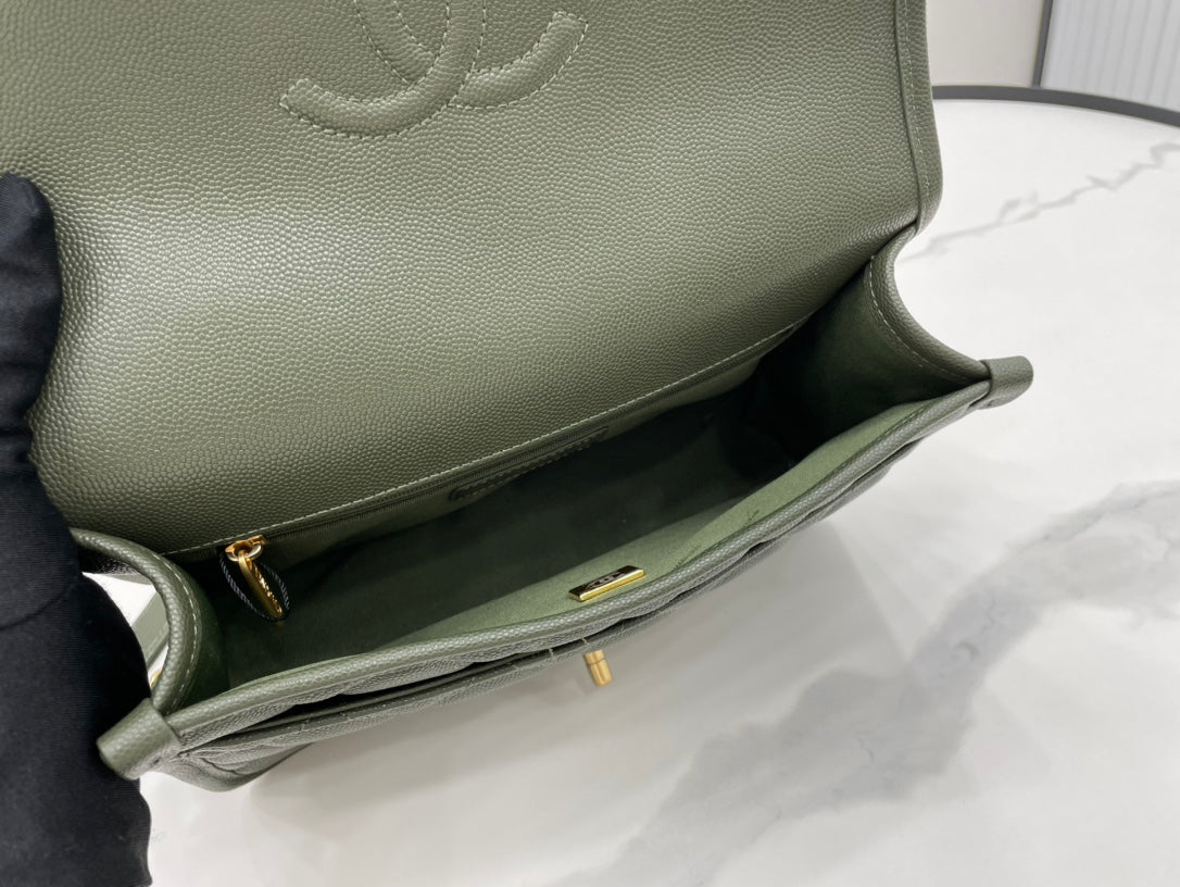 CHL AS3653 22K Bag Dark Green For Women, Women&#8217;s Bags 9.8in/25cm